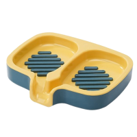 邦可臣创意双层沥水皂盒免打孔肥皂盒大号洗衣盒卫生间洗漱台置物架