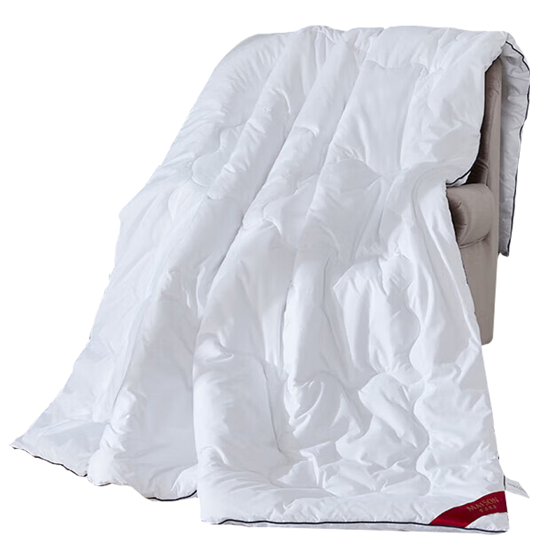 梦洁被子素馨羽丝绒透气触感丝滑轻柔水洗四季被200*230cm