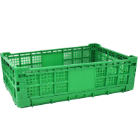 山之只 折叠塑料筐周转筐60*40*18cm 个