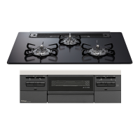 日本进口百乐满燃气灶Brillio 75银白色嵌入式三眼灶煤气炉自动烤配烤盘液化气新款PD-743WS-75CV LP