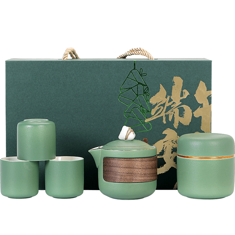 厨小姐端午安康旅行茶具套装CXJ-C01012/套