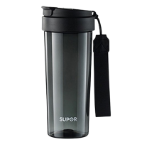 苏泊尔塑料杯650ml便携茶水分离KCP65LF10(颜色随机)