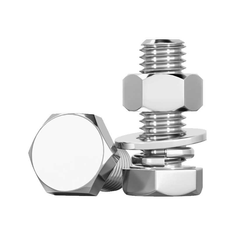 天卓五金304不锈钢外六角螺丝螺母套装M5*8[20套]