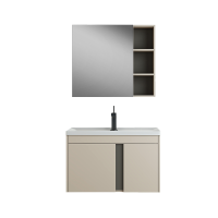 金牌卫浴GOLD 迷迭灰白 感应智能镜浴室柜 KA(含安装)RFJZ85228M-11