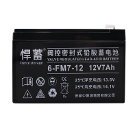 12V7AH阀控式铅酸免维护蓄电池直流屏EPS应急安防通讯电瓶6FM7-12