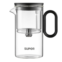苏泊尔玻璃杯550ml耐热茶水分离可过滤飘逸杯KCG55AQ10