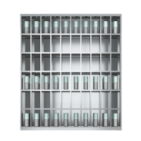 蕃蒂不锈钢水杯架60格台