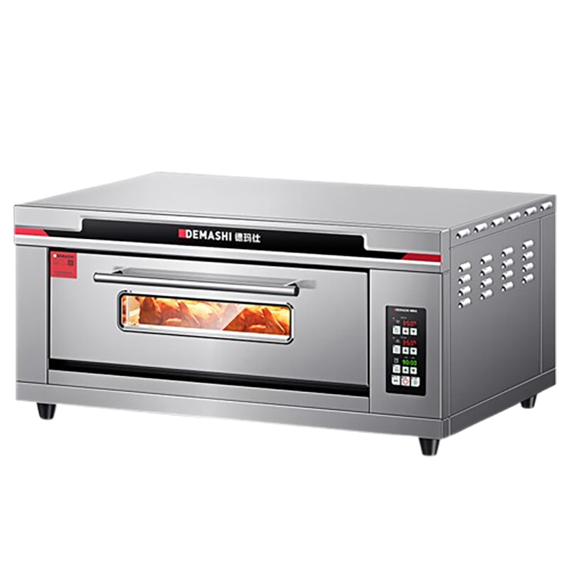 德玛仕(DEMASHI)大容量烤箱商用 蛋糕月饼披萨烤箱面包电烤箱 烘焙大型 DKX-1D-2L一层二盘 [201不锈钢