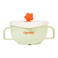 可可萌儿童碗辅食餐具宝宝碗餐具耐摔防烫儿童小孩训练专用吃饭碗水壶水杯