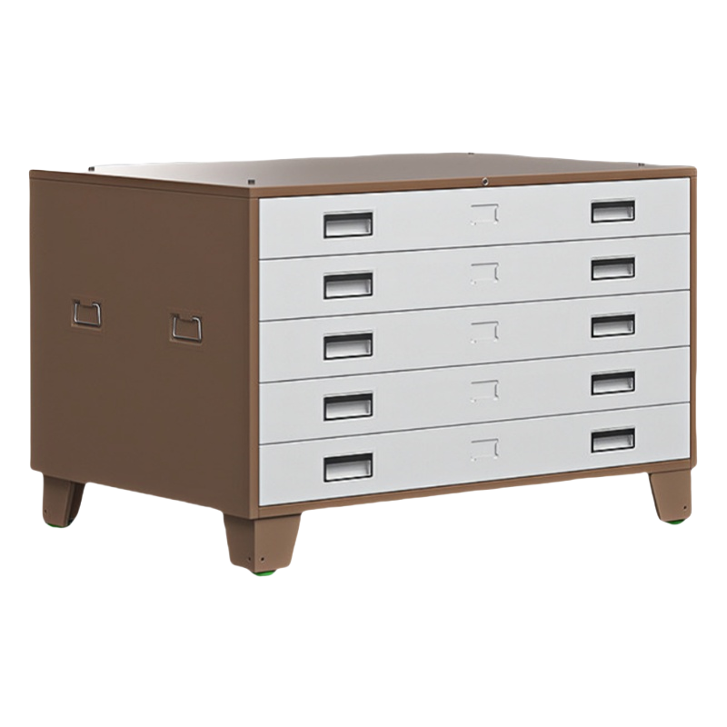珂洋 图纸收纳柜 咖色1号单节1000*700*650mm 台