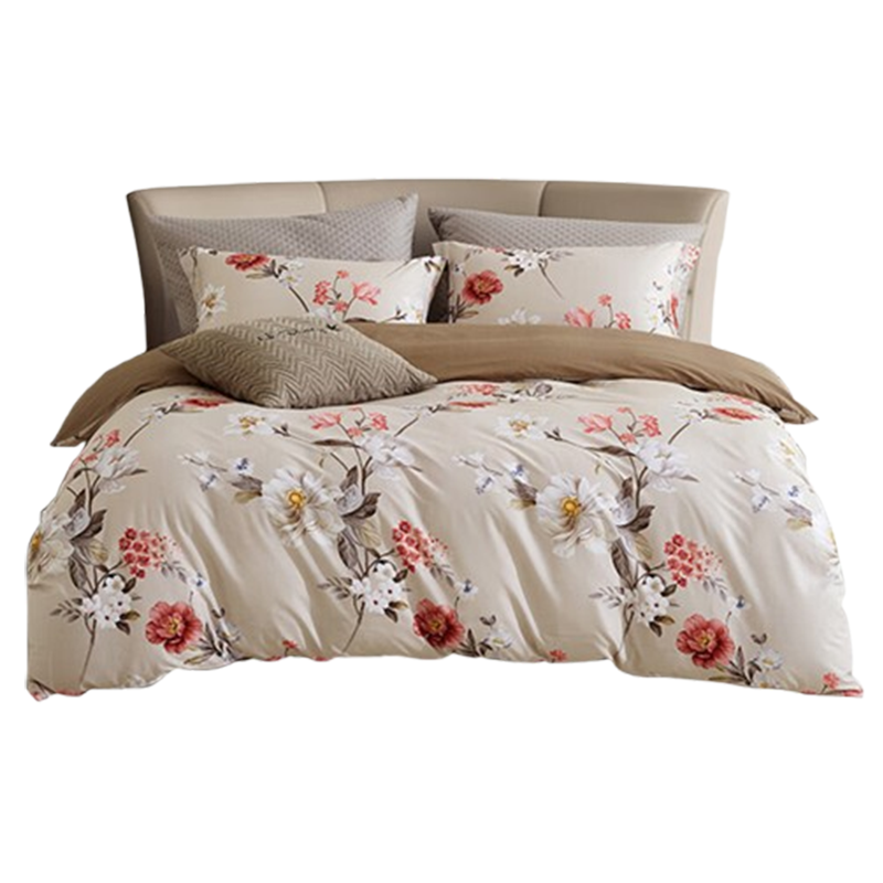 梦洁床品套装新浪漫主义纯棉印花四件套漫雅200*230cm