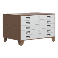 珂洋 图纸柜 咖色0号单节1300*930*650mm 台