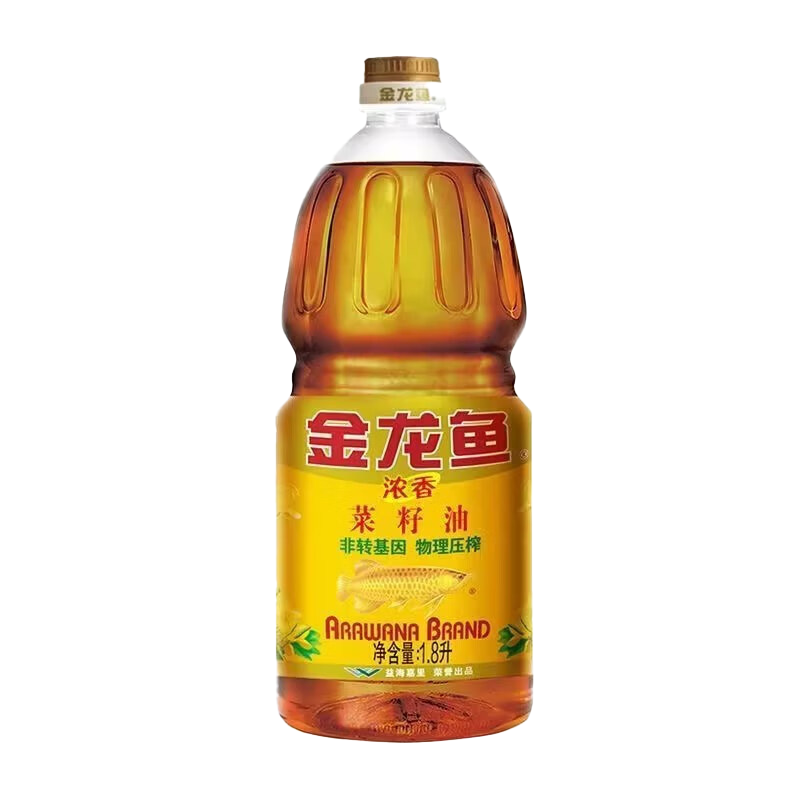 金龙鱼浓香菜籽油1.8L