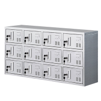 宜掌柜 不锈钢鞋柜 201单面12门(带门款) 个