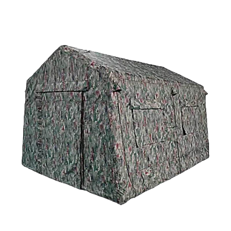 卫士户外大型指挥充气帐篷迷彩免搭建充气帐篷 丛林星空60㎡