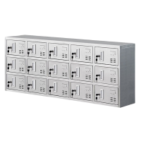 宜掌柜 不锈钢鞋柜 201单面15门(带门款) 个