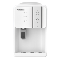 奥克斯(AUX)台式饮水机小型家用桌面办公室宿舍上置水桶自动_白金款-温热-时尚典雅