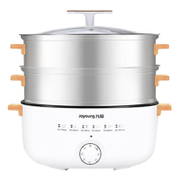 九阳电蒸锅14L多功能多层大容量电蒸笼不粘电蒸锅GZ173