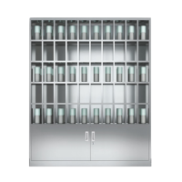 蕃蒂不锈钢水杯柜50格台