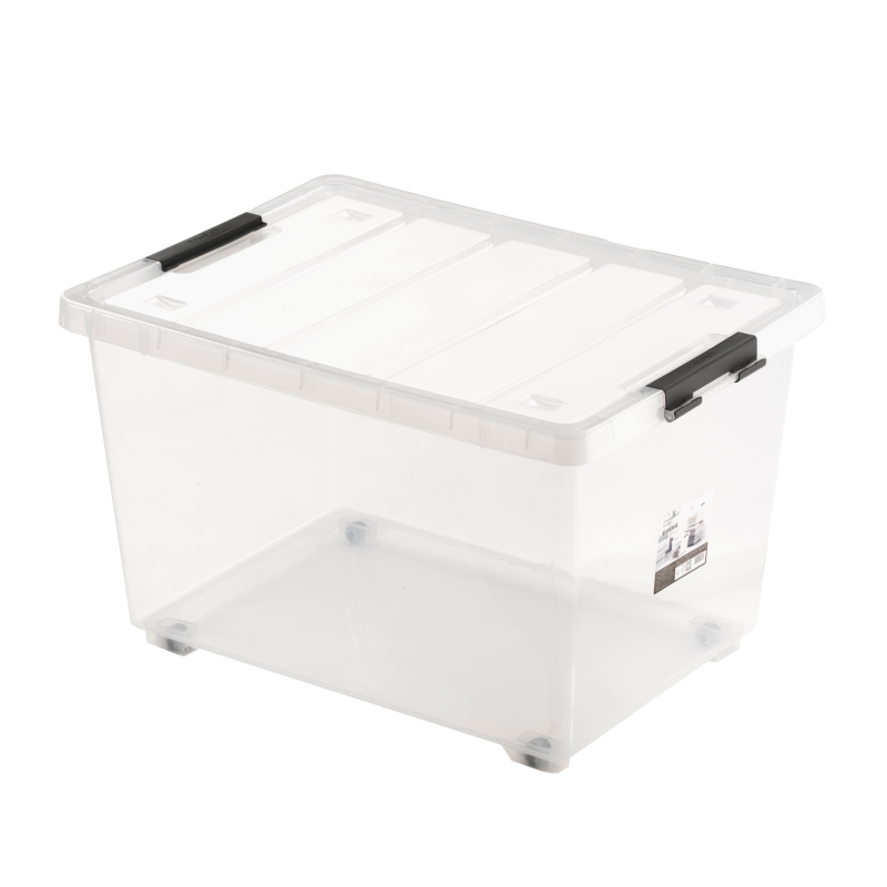 茶花152009收纳箱塑料箱多款式家用衣物衣服整理箱床底箱子柜透明储物箱