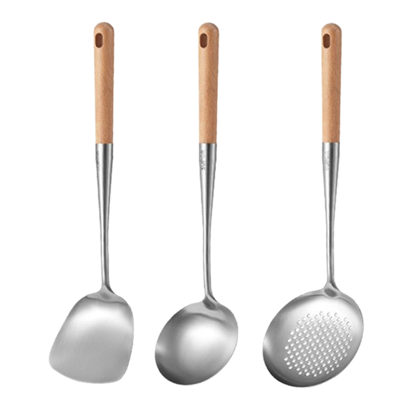 苏泊尔铲勺套装三件套勺锅铲漏勺汤勺套装TK23009E