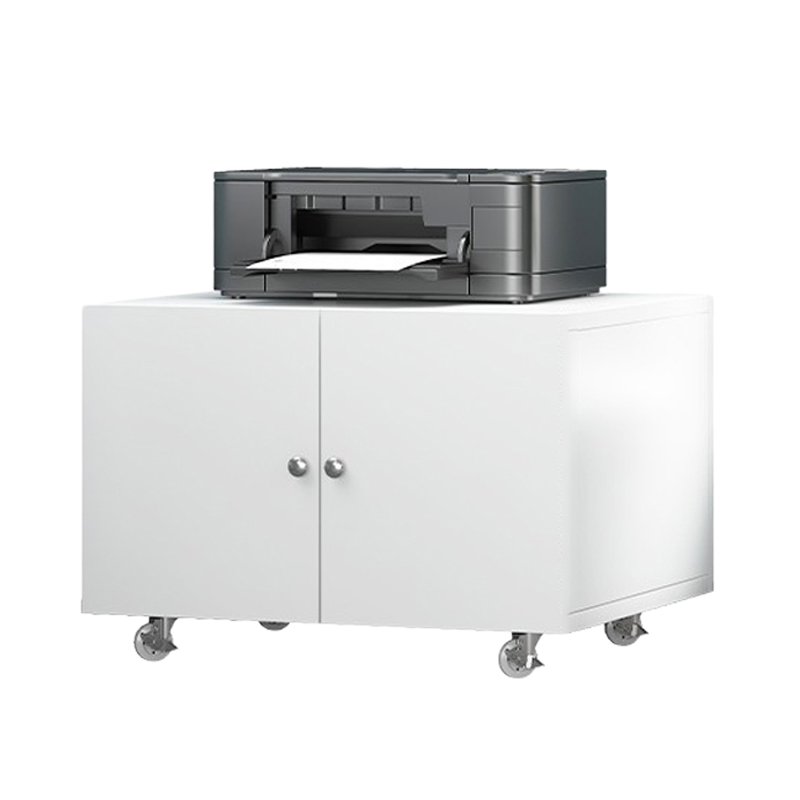 班龙打印机柜45cm白色台