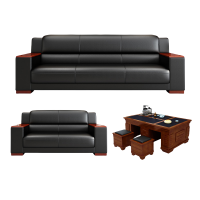 悦兴诚接待沙发 206*84*93cm(2+3)+功夫茶几套