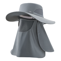 蕉下防晒帽全防护防晒面罩款渔夫帽TS57424(颜色随机)