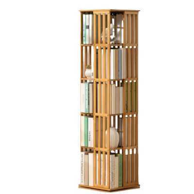 华立伟旋转书架五层组