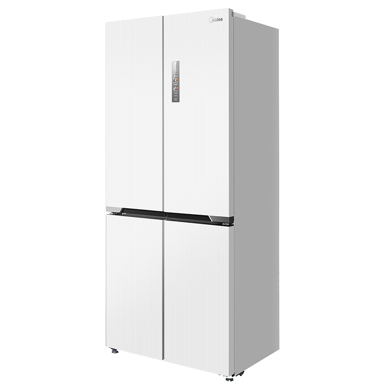 美的(Midea)515升十字对开门制冰盒冰箱MR-540WSPZE白四开门家用双系统PT净味一级能效电冰箱国补以旧换新