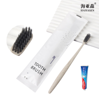 海亚森 TK-4107 秸秆软毛牙刷(含牙膏) (单位:支) 白色