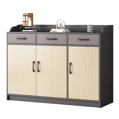 鑫龙悦矮柜餐边柜三抽三门台