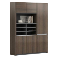 铭思达书柜收纳柜三门台