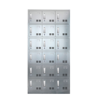 曌梵不锈钢储物柜十八门台