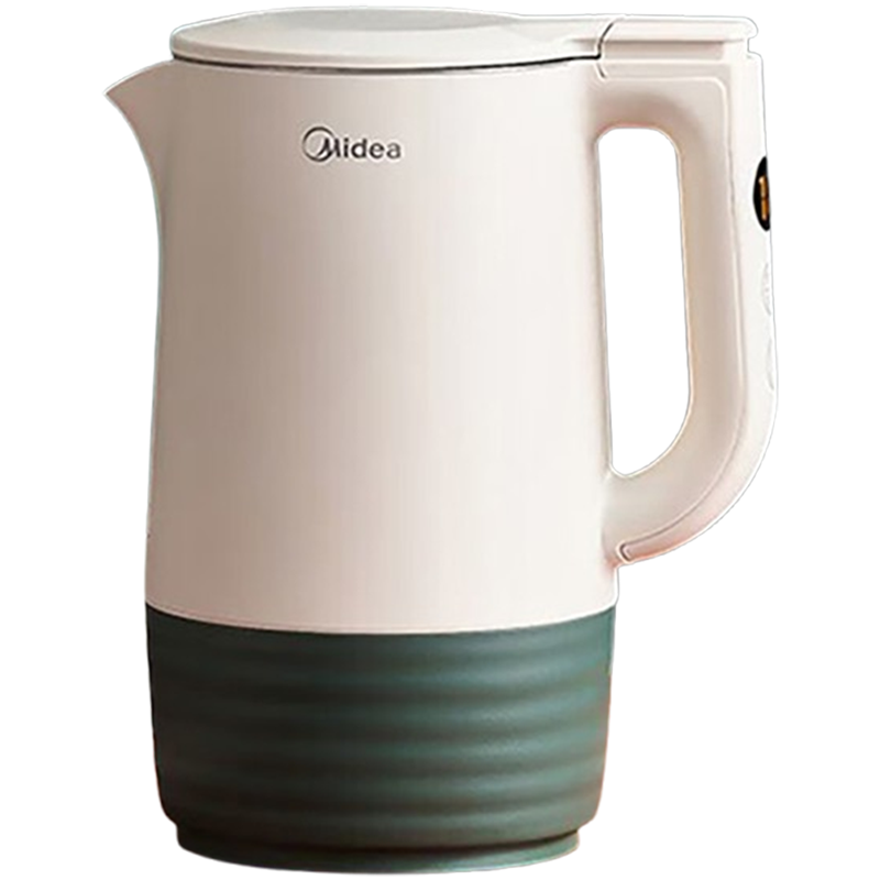美的电热水壶1.5L手柄控温304不锈钢烧水壶MK-SH15E512