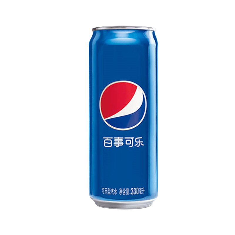 百事可乐 原味碳酸可乐细长易拉罐 330ml*6罐组