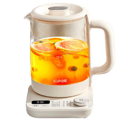 苏泊尔(SUPOR)养生壶1.5L花茶煮茶壶烧水壶电热水壶316不锈钢自动保温8大功能多段调温恒温 SW-15YT12