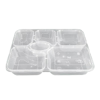 一次性餐盒 六格 个