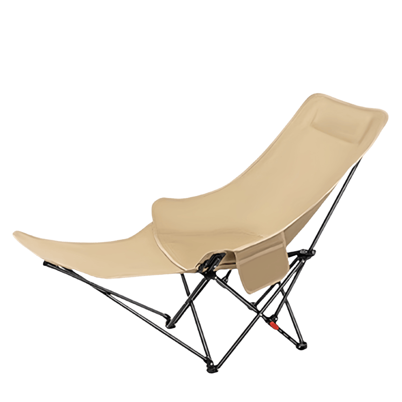 鑫木樽折叠椅卡其色把