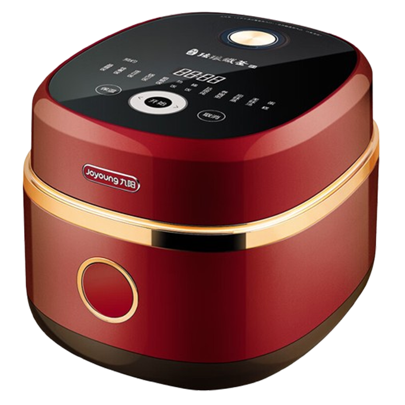 九阳电饭煲4L家用多功能触摸大屏珐琅铸铁内胆煮饭锅F-40T11S