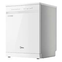 美的(Midea)14套嵌入式洗碗机RX600Max白色款升级105℃热风烘干+升降碗篮一级水效三星消毒高清触控屏