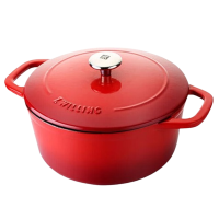 双立人汤锅24cm铸铁搪瓷双耳汤锅炖锅40202-020