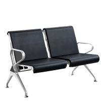 班龙休息连排椅全包PU双人位张