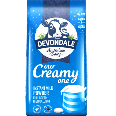 效期至26年05月 DEVONDALE德运高钙全脂速溶成人奶粉 1000g 1袋 儿童学生青少年成人孕妇中老年补钙 澳洲