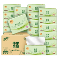 清风纸巾抽纸24包整箱家用实惠装原木纯品餐巾纸卫生纸面巾纸大包