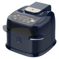 利仁 KZ-D8005空气炸锅家用8升可视大容量智能无油电炸锅蒸汽炸锅 多功能空气炸烤箱炸烤一体薯条机