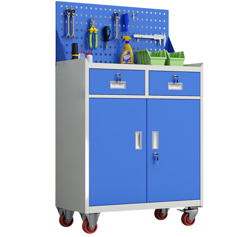 烁恒 移动工具柜 双抽带轮 台
