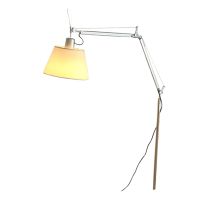 如华福禄长臂摇臂钓鱼灯网红奶油中古落地灯卧室客厅设计师立式台灯