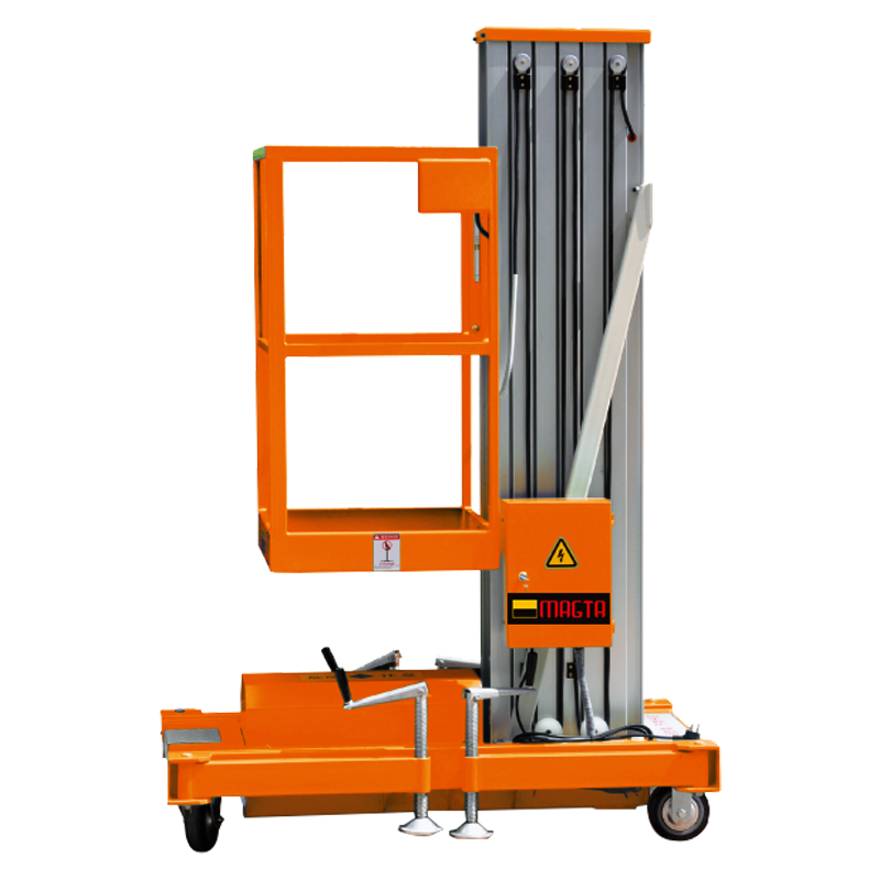玛吉塔工(MRO MAGTA)单桅柱式高空作业平台 升降作业平台 升降机44356 125kg 最大高度6m