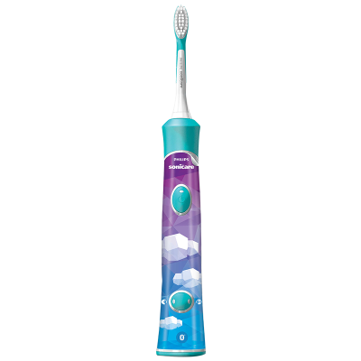 飞利浦(PHILIPS)儿童电动牙刷4-6岁-12岁宝宝小孩子软毛自动牙刷声波震动 蓝牙APP互动版HX6322/04